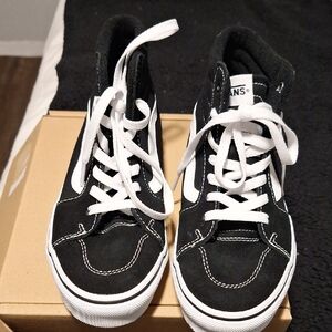 Vans Kids Black High-Top Sneakers